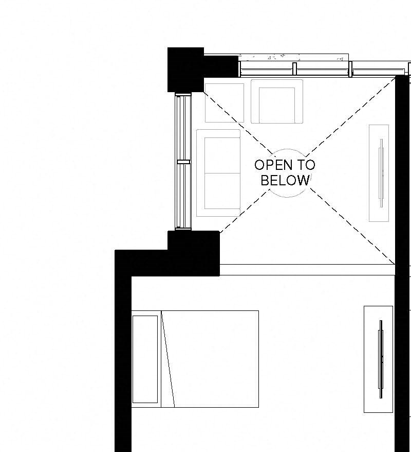 Loft Unit C Floor Plan One Bedroom Loft Unit C Floor Plan One Bedroom at The George, Ann Arbor